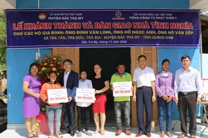 EVNGENCO1 trao nhà tình nghĩa, hỗ trợ người dân Quảng Nam 
