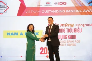 Nam Á Bank nhận giải ngân hàng tiêu biểu về tín dụng xanh