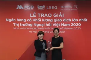 MSB: khối lượng giao dịch ngoại hối lớn nhất Việt Nam
