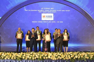 SHB: Top 50 doanh nghiệp tăng trưởng xuất sắc nhất Việt Nam