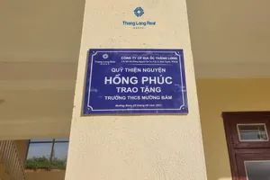 Quỹ thiện nguyện Hồng Phúc xây trường học tặng tỉnh Sơn La
