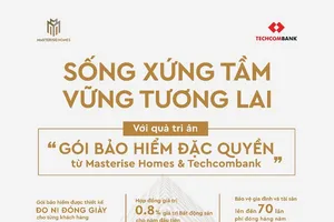 Masterise Homes và Techcombank: Chương trình mua nhà tặng bảo hiểm ‘đặc quyền'