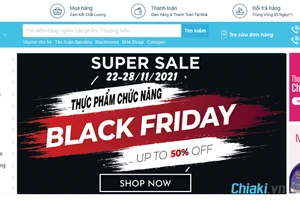 Black Friday Chiaki.vn sale off 50% thực phẩm bảo vệ sức khỏe