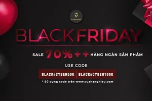 Sale Black Friday giảm giá ‘sốc’ đến 70% trên Vua Hàng Hiệu ​