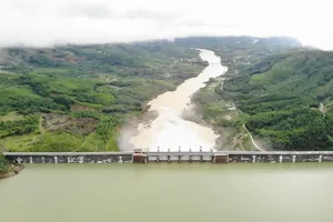 Thủy điện Sông Tranh 2 điều tiết cắt giảm lũ hiệu quả cho hạ du