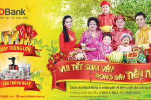 Đón xuân Nhâm Dần, gửi tiết kiệm HDBank trúng 1 tỷ đồng