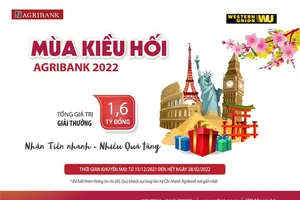 Agribank: khuyến mại Mùa kiều hối năm 2022 ‘Nhận tiền nhanh – Nhiều quà tặng’