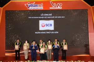 SCB lọt top 50 doanh nghiệp xuất sắc nhất Việt Nam 2021