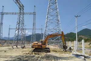 EVN đảm bảo tiến độ dự án truyền tải điện tại nhiệt điện Vân Phong 1