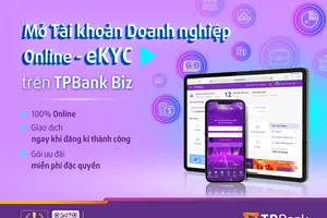 TPBank tiên phong mở tài khoản online bằng eKYC cho khách hàng doanh nghiệp