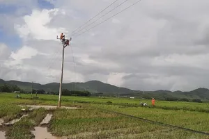 EVNNPC khẩn trương khắc phục hậu quả lũ lụt tại Thanh Hóa, Nghệ An, Hà Tĩnh