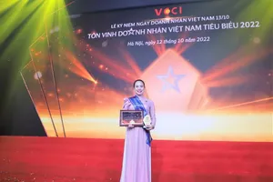 Chủ tịch EVNNPC Đỗ Nguyệt Ánh được vinh danh Doanh nhân tiêu biểu Việt Nam 2022