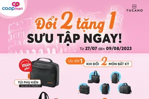 Saigon Co.op thu hút khách hàng tích tem đổi túi và hành lý phong cách Ý 