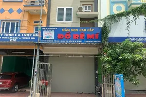 Cơ sở mầm non bỏ quên bé 3 tuổi trên xe ở Bắc Ninh. Ảnh: internet