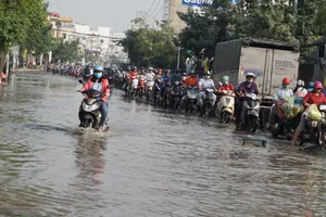 TP.HCM chống triều ở các bờ bao xung yếu