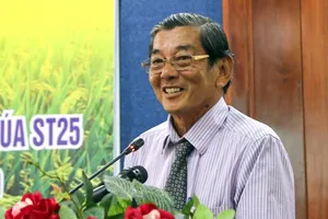 Sóc Trăng tri ân nhóm tác giả của giống lúa ST25