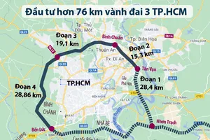 Chi tiết tiền đầu tư hơn 1.000 tỉ đồng 1 km vành đai 3
