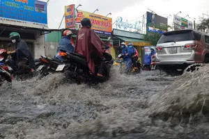 Dự án chống ngập 10.000 tỉ khả năng đến tháng 11-2023 mới xong
