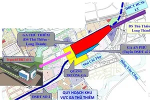 Đề nghị thêm Thủ Thiêm là ga trung tâm của đường sắt tốc độ cao Bắc-Nam
