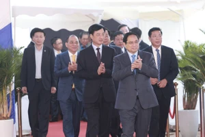 Thủ tướng Phạm Minh Chính, Chủ tịch Quốc hội Trần Thanh Mẫn dự lễ khởi công dự án trọng điểm