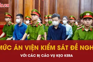 Mức án Viện Kiểm sát đề nghị với các bị cáo vụ kẹo Kera