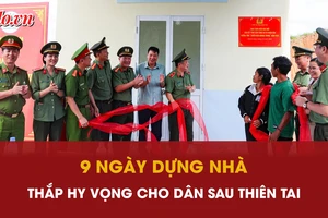 9 ngày thần tốc dựng nhà mới cho dân sau lũ ở Khánh Hòa