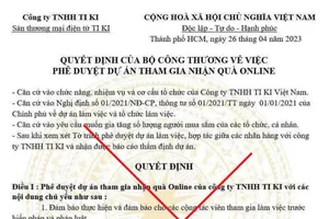 Cảnh báo giả mạo Bộ Công Thương 'phát quà online'