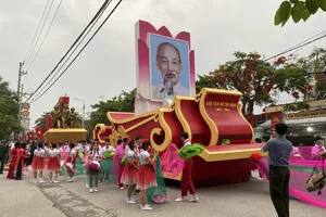 Điện Biên mưa to trước giờ diễn ra Lễ kỷ niệm 70 Chiến thắng Điện Biên Phủ