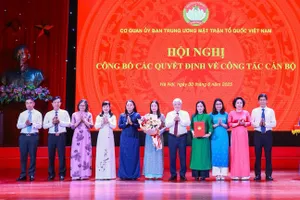 Sau sắp xếp, Ủy ban Trung ương Mặt trận Tổ quốc có 19 ban, đơn vị cơ quan 