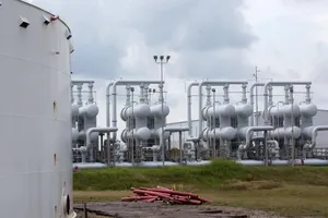 Một khu dự trữ dầu của Mỹ tại bang Texas, Mỹ. Ảnh: REUTERS