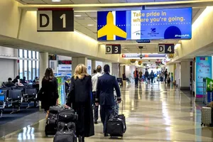 Sân bay quốc tế Philadelphia, Mỹ. Ảnh: TOM GRALISH