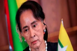 Cố vấn nhà nước Myanmar - bà Aung San Suu Kyi. Ảnh: AFP