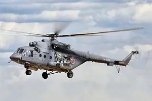 VIDEO: Trực thăng Mi-8 Nga ‘rà’ trên mặt đất 