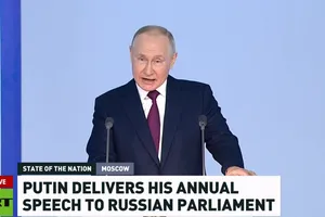 Ông Putin phát biểu trước Quốc hội, khẳng định Nga vẫn đứng vững