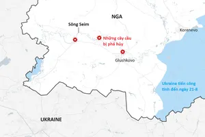 Hình dung thế trận Nga-Ukraine ở tỉnh Kursk 