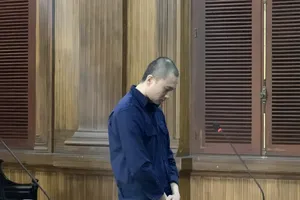 Bị cáo Nguyễn Thanh Liêm tại tòa. Ảnh: Dương Trang.