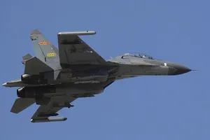 Tiêm kích Shenyang J-11 của quân đội Trung Quốc. Ảnh: US AIR FORCE