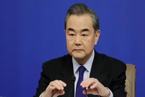 Bộ trưởng Ngoại giao Trung Quốc Vương Nghị. Ảnh: REUTERS