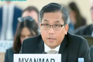 Đại sứ Myanmar tại Liên Hợp Quốc Kyaw Moe Tun. Ảnh: MOFA