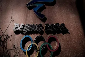 Logo Olympic Bắc Kinh năm 2022. Ảnh: REUTERS