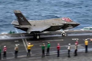 Tiêm kích F-35C của Hải quân Mỹ. Ảnh: US NAVY