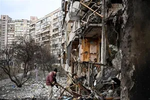 Nhiều cơ sở hạ tầng Ukraine bị phá hủy trong chiến dịch quân sự của Nga. Ảnh: AFP