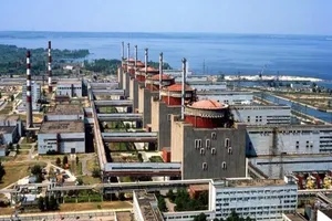 Nhà máy điện hạt nhân Zaporizhzhia lớn nhất châu Âu. Ảnh: ENERGOATOM