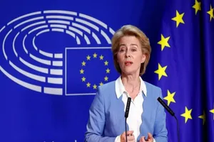 Chủ tịch Ủy ban châu Âu Ursula von der Leyen. Ảnh: REUTERS