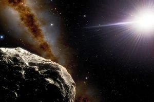 Thiên thạch liên sao CNEOS 2014-01-08 đã lao xuống bờ biển phía Đông Bắc của Papua New Guinea vào ngày 8-1-2014. Ảnh: NSF