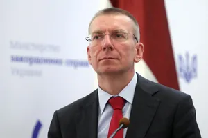 Ngoại trưởng Latvia Edgars Rinkevics. Ảnh: UKRINFORM