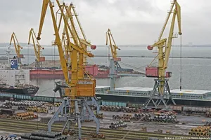Cảng Odesa của Ukraine. Ảnh: TÂN HOA XÃ