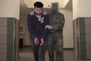 Andy Huynh, 27 tuổi, là một trong 2 cựu binh Mỹ bị Nga bắt ở Ukraine. Ảnh: RU-RTR