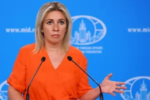 Phát ngôn viên Bộ Ngoại giao Nga Maria Zakharova. Ảnh: BỘ NGOẠI GIAO NGA