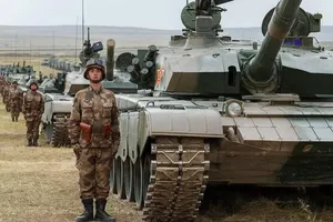 Binh sĩ Trung Quốc tham gia tập trận chung Vostok-2018. Ảnh: TASS